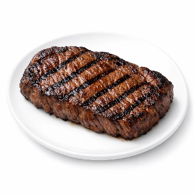 Beef shoulder top blade steak boneless separable lean only trimmed to 0" fat choice cooked grilled