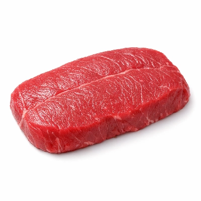 Beef shoulder top blade steak boneless separable lean only trimmed to 0" fat select raw