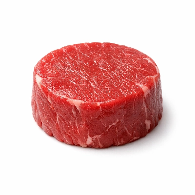 Beef tenderloin separable lean only trimmed to 1/4" fat prime raw filet mignon medallions