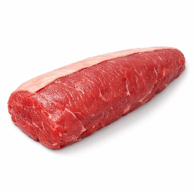 Beef tenderloin separable lean only trimmed to 1/8" fat choice raw