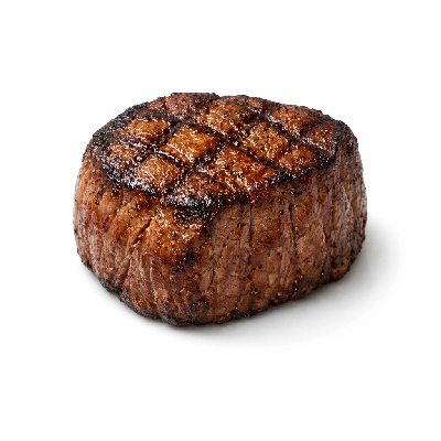Beef top loin filet boneless separable lean only trimmed to 1/8" fat choice cooked grilled