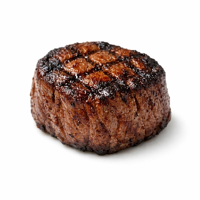 Beef top loin filet boneless separable lean only trimmed to 1/8" fat select cooked grilled