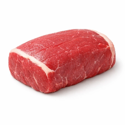Beef top loin petite roast filet boneless separable lean only trimmed to 1/8" fat all grades raw