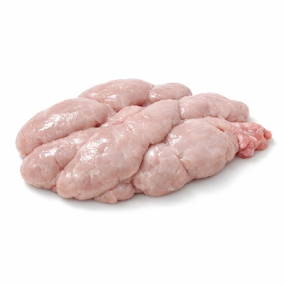 Beef variety meats and by-products pancreas raw