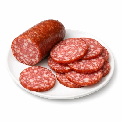 Beerwurst beer salami made with pork