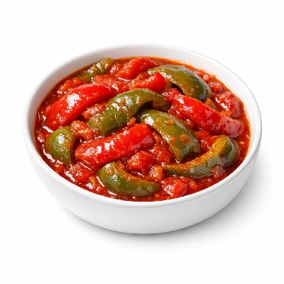 Bell peppers in tomato sauce