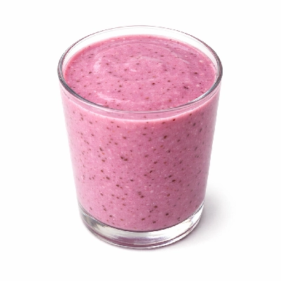 Berry Smoothie with Flax