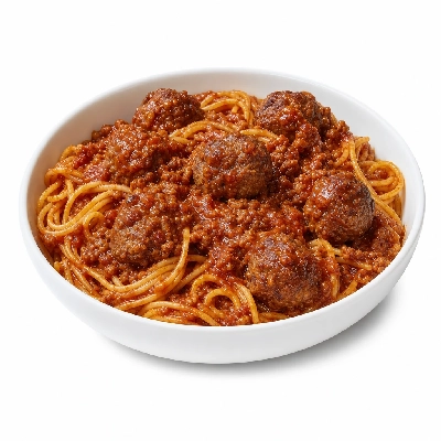 Bertucci's Catering Pasta Spaghetti W Meatballs Bolognese Sauce