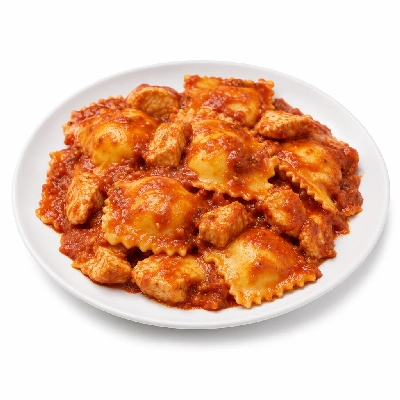Bertucci's Kid's Menu 4 Cheese Ravioli W Pasta Sauce Add Chicken