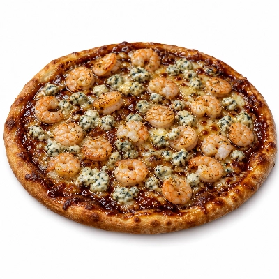 Bertucci's Pizza Menu Balsamic BBQ Shrimp and Blue Cheese Individual Whole