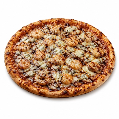 Bertucci's Pizza Menu Balsamic BBQ Shrimp and Blue Cheese Large Whole
