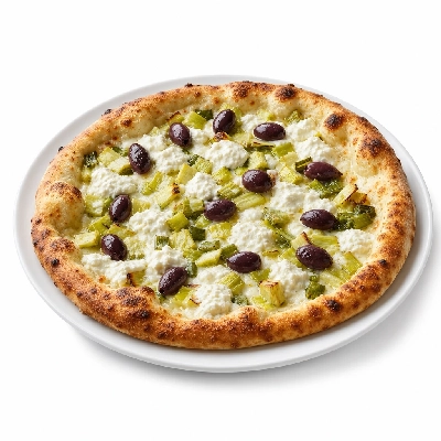 Bertucci's Pizza Menu Ricotta Leek and Olive Individual