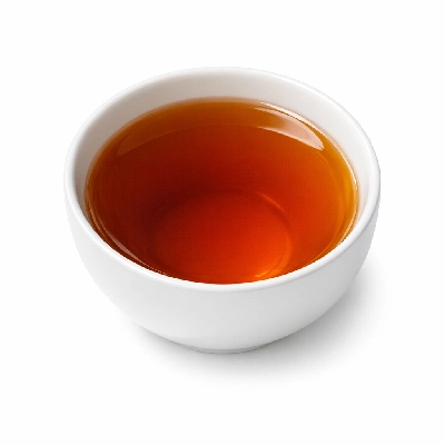 Oolong tea brewed