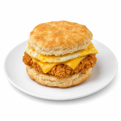 Biscuitville Biscuits Fried Chicken Egg & Cheese