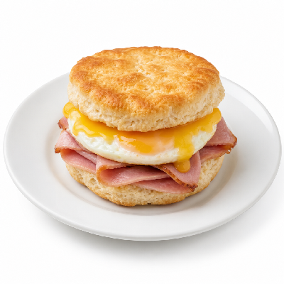 Biscuitville Biscuits Ham Fried Egg & Cheese