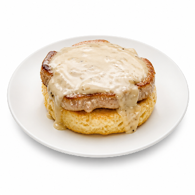 Biscuitville Biscuits Pork Chop & Gravy