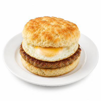 Biscuitville Biscuits Sausage & Fried Egg