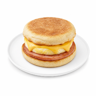 Biscuitville Biscuits Smoked Ham Egg & Cheese English Muffin
