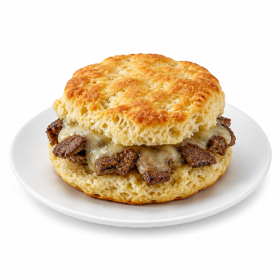 Biscuitville Biscuits Steak & Cheese