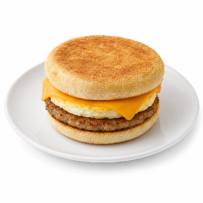 Biscuitville Biscuits Turkey Sausage Egg & Cheese English Muffin