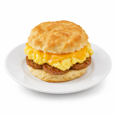 Biscuitville Biscuits Turkey Sausage Scrambled Egg & Cheese