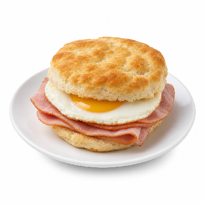Biscuitville Biscuits Ultimate Ham with Fried Egg