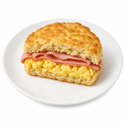 Biscuitville Biscuits Ultimate Ham with Scrambled Egg