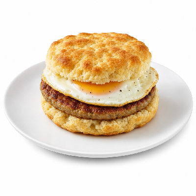 Biscuitville Biscuits Ultimate Sausage with Fried Egg