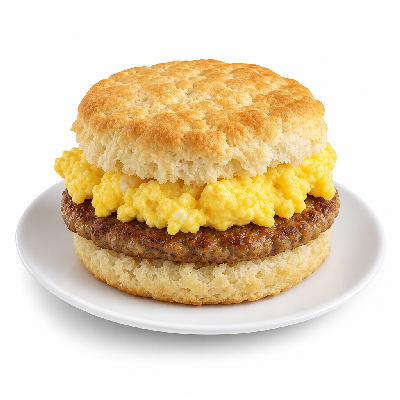 Biscuitville Biscuits Ultimate Sausage with Scrambled Egg