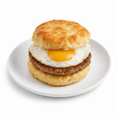 Biscuitville Biscuits Ultimate Turkey Sausage with Fried Egg