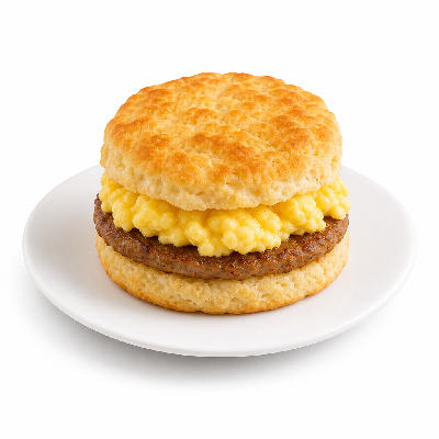 Biscuitville Biscuits Ultimate Turkey Sausage with Scrambled Egg