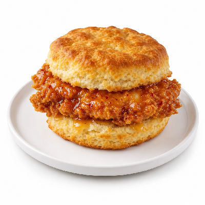 Biscuitville Hot Honey Chicken Biscuit