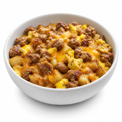 Biscuitville Platters Sausage Breakfast Bowl