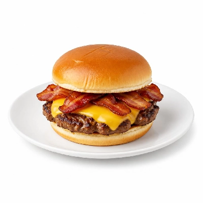 BJ's Restaurant & Brewhouse Brewhouse Bacon Cheeseburger with Fries