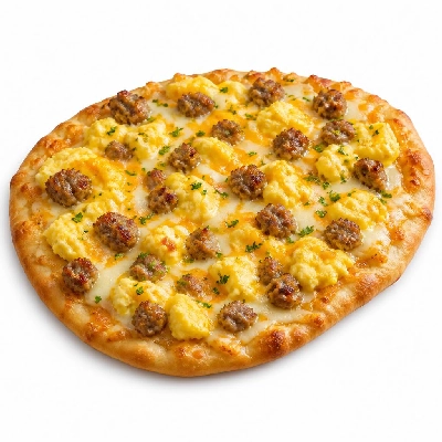 BJ's Restaurant & Brewhouse Brunch Breakfast Flatbread Pizza