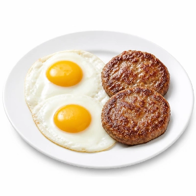 BJ's Restaurant & Brewhouse Brunch Ham Bacon or Sausage and Two Eggs