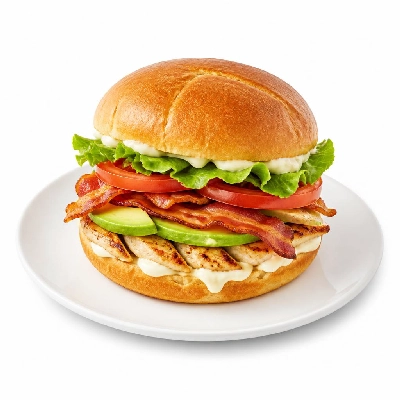 BJ's Restaurant & Brewhouse California Chicken Club Sandwich