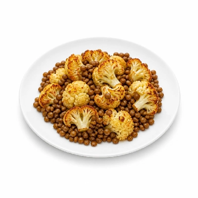 BJ's Restaurant & Brewhouse Cauliflowers with Lentils
