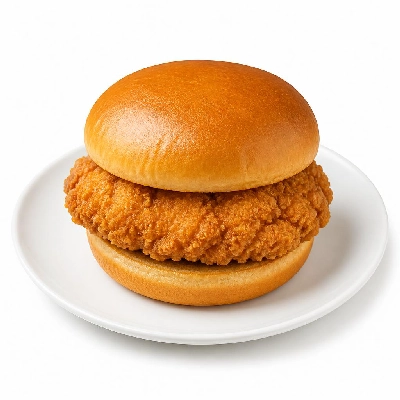 BJ's Restaurant & Brewhouse Classic Crispy Chicken Sandwich with Fries