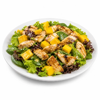 BJ's Restaurant & Brewhouse Enlightened Entrees Thai Chicken Mango Salad