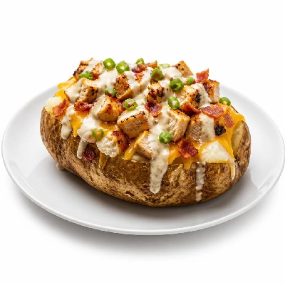 BJ's Restaurant & Brewhouse Grilled Chicken Loaded Potato