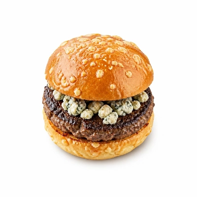 BJ's Restaurant & Brewhouse Handcrafted Burgers Black and Bleu-House