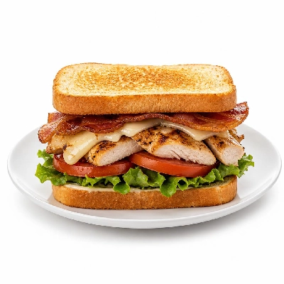 BJ's Restaurant & Brewhouse Lunch Specials California Chicken Club Sandwich