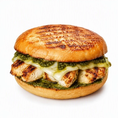 BJ's Restaurant & Brewhouse Lunch Specials Grilled Chicken Pesto Sandwich