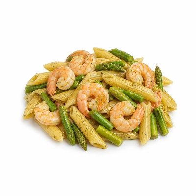 BJ's Restaurant & Brewhouse Pasta Favorites Shrimp and Asparagus Penne