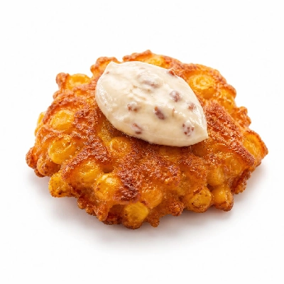 BJ's Restaurant & Brewhouse Shareable Appetizers Corn Fritters with Bacon Aioli
