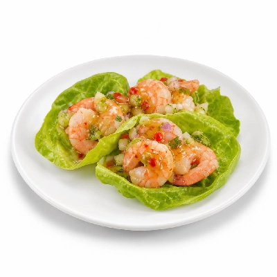 BJ's Restaurant & Brewhouse Shareable Appetizers Thai Shrimp Lettuce Wraps