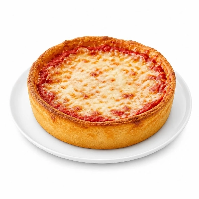 BJ's Restaurant & Brewhouse Signature Deep Cheese and Tomato Pizza Mini