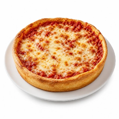 BJ's Restaurant & Brewhouse Signature Deep Cheese and Tomato Pizza Small