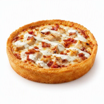 BJ's Restaurant & Brewhouse Signature Deep Chicken Bacon Ranch Pizza Mini